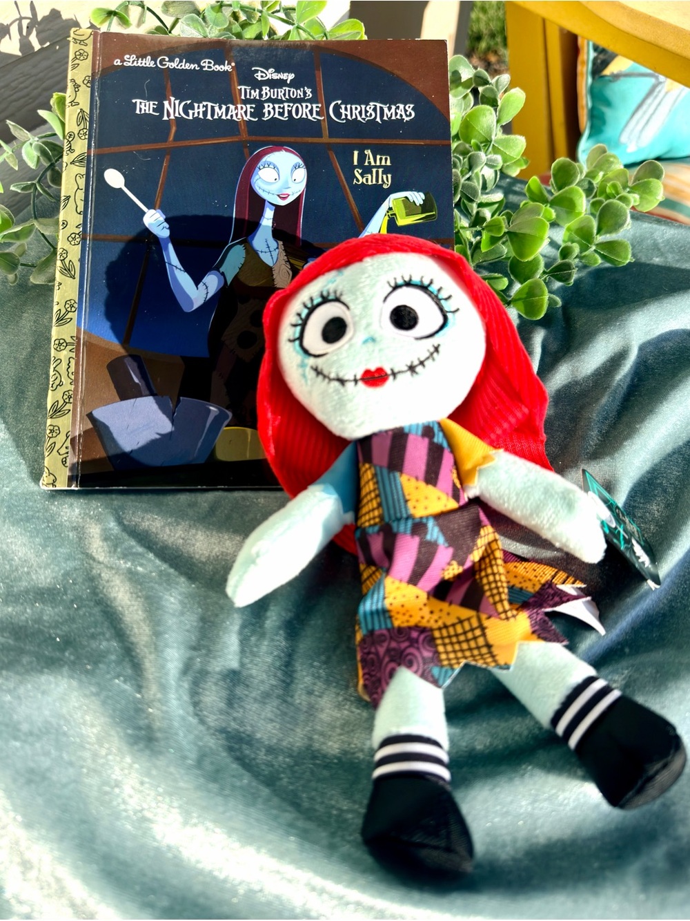 Disney Nightmare Before Christmas Sally Plush + I Am Sally Golden Book
